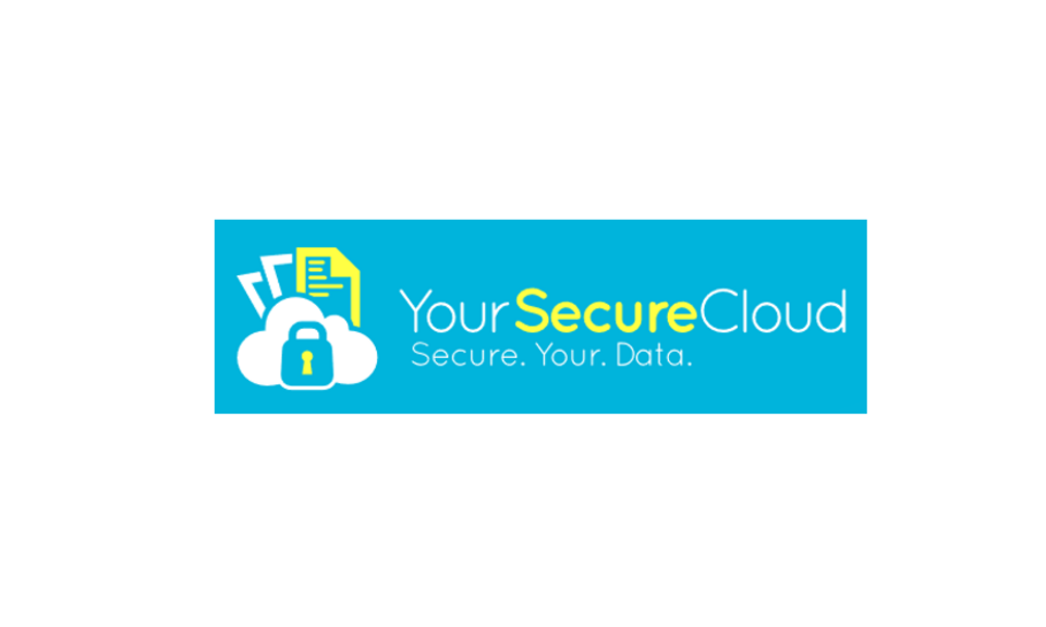 Name und Untertitel "Secure. Your. Data." 